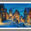 1000 pieces - Snowy Rothenburg Winter Night