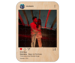 Customised Instagram Post (Wood Puzzle)