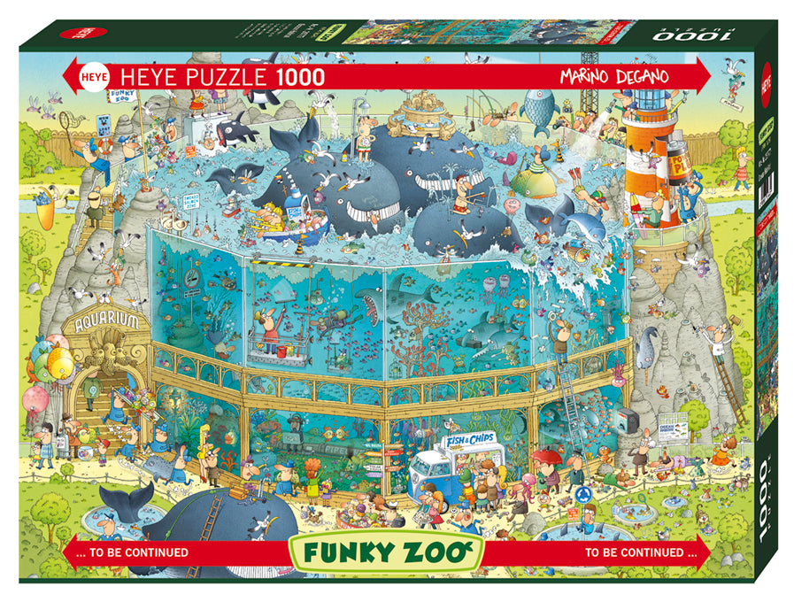 1000 pieces - Funky Zoo - Ocean Habitat