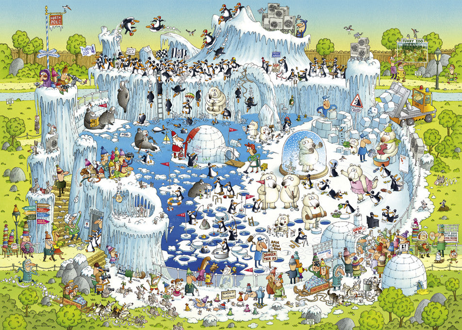 Jigsaw Puzzle 1000 pieces: Polar Habitat