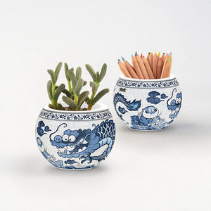 Puzzle Flowerpot (80 pieces) - I am Alexander - Fat Dragon in the Sky