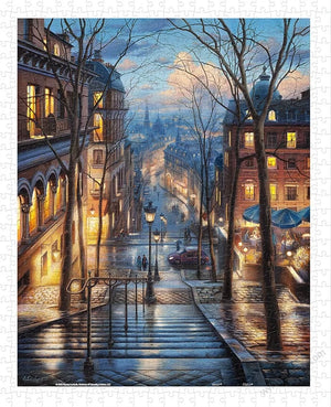 500 pieces - Evgeny Lushpin - Montmartre Spring
