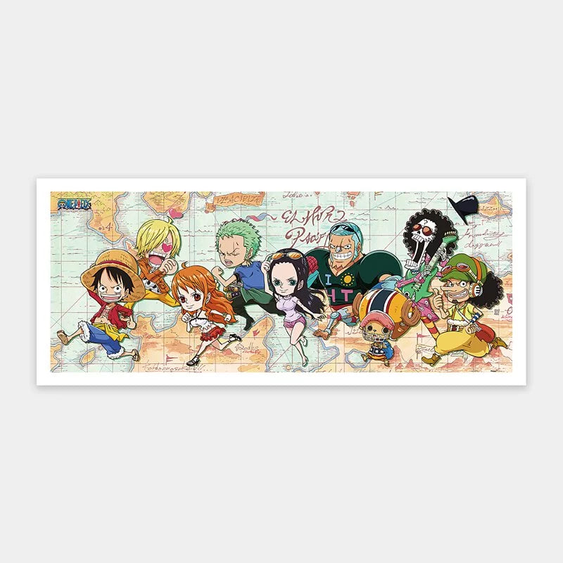 1000 pieces (Panorama) - One Piece - World Map