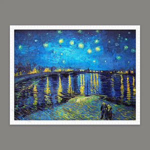 1200 pieces - Vincent Van Gogh - Starry Night Over the Rhone, 1888
