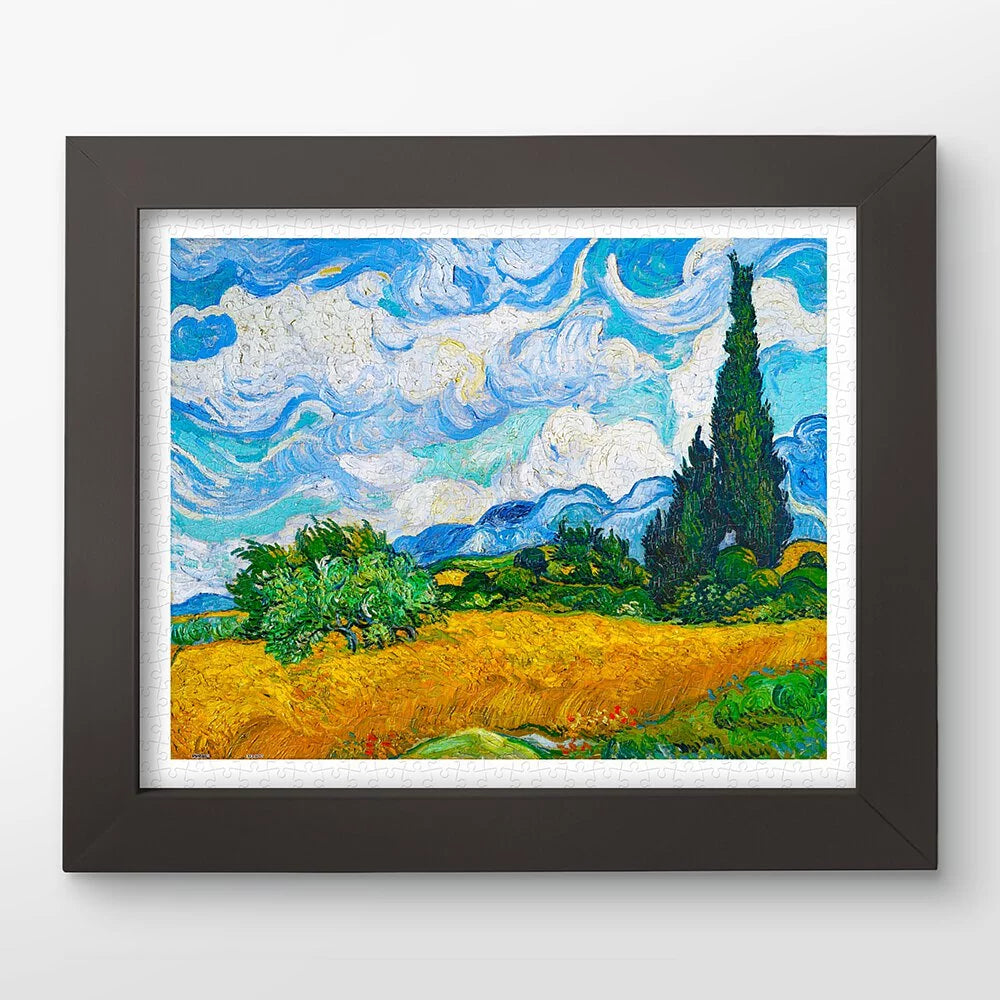 500 pieces - Vincent Van Gogh - Wheat Field with Cypresses