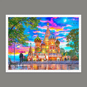 1200 pieces - Dominic Davison - Light Up of St. Basil Cathedral