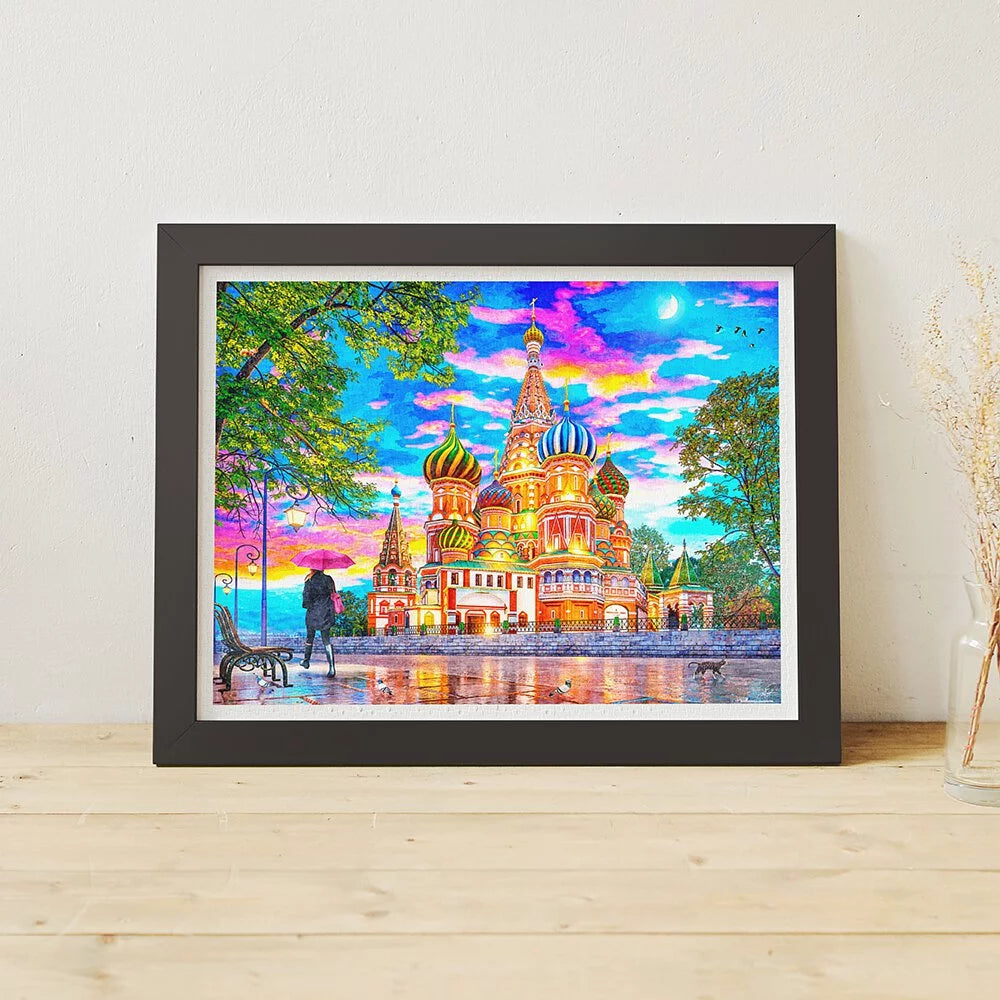 1200 pieces - Dominic Davison - Light Up of St. Basil Cathedral