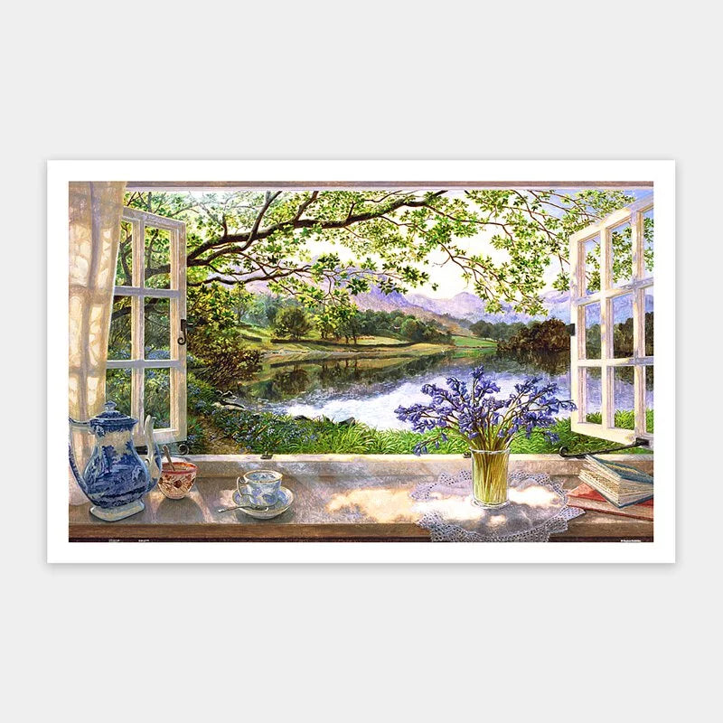1000 pieces - Stephen Darbishire - The First Bluebells