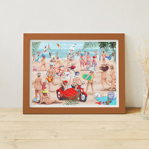 1200 pieces - Peter Adderley - The Nudist Beach