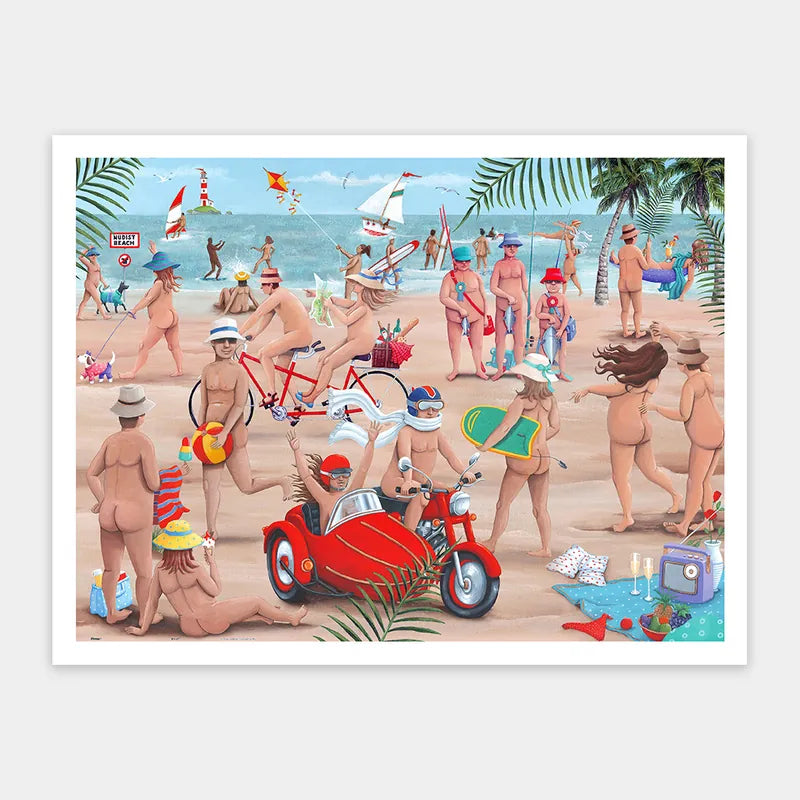 1200 pieces - Peter Adderley - The Nudist Beach