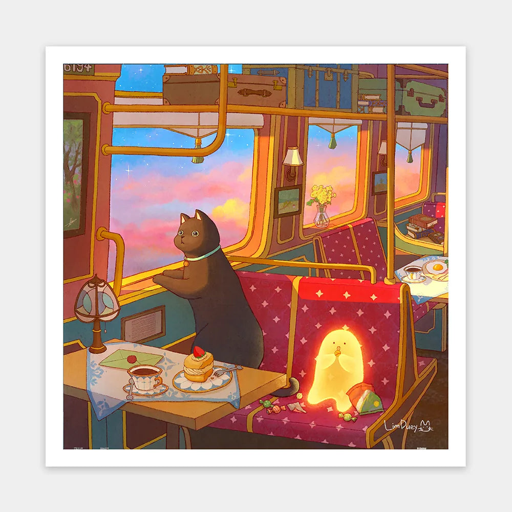 900 pieces - Kitten's Travels, Train