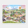 2000 pieces - Fortune Cat Village