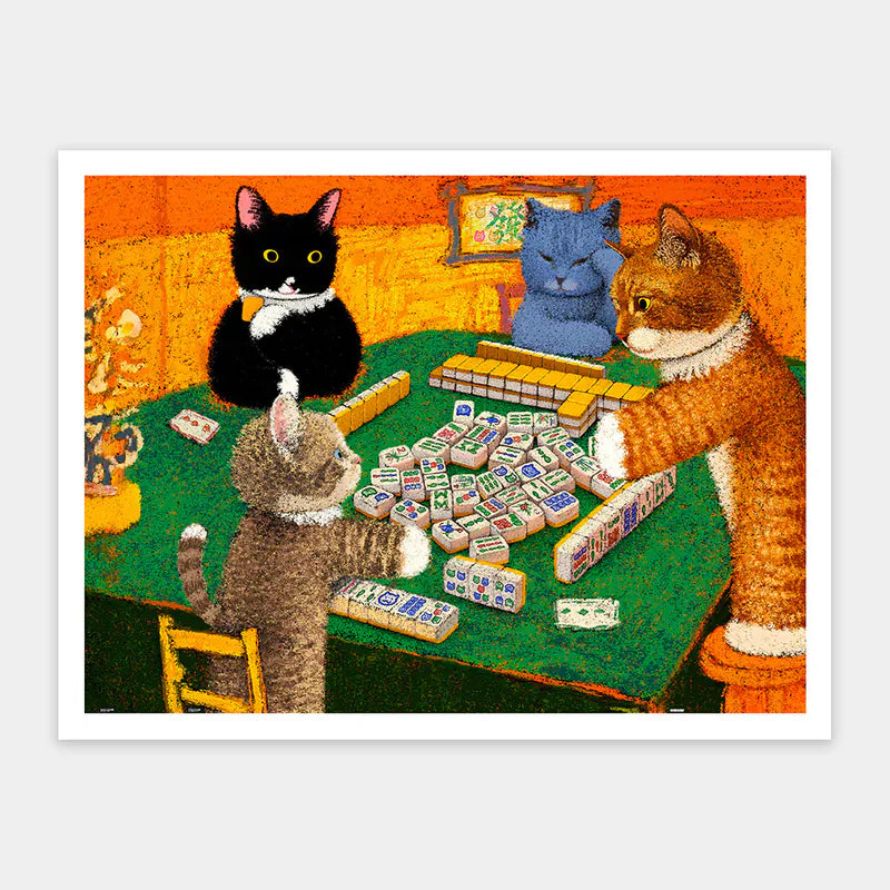 1200 pieces - NewNew Store,  Mahjong Friends Kitten