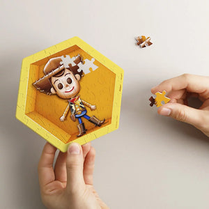 Wall Tile Puzzle - Woody