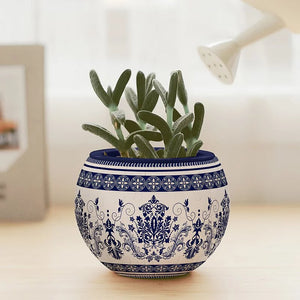 Puzzle Flowerpot (80 pieces) - Classic Ornamental Style