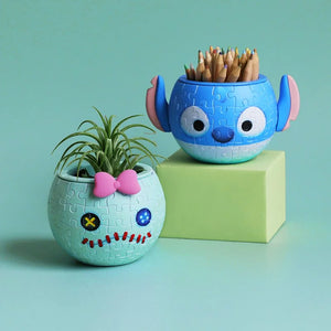 Puzzle Flowerpot - Stitch and Scrump