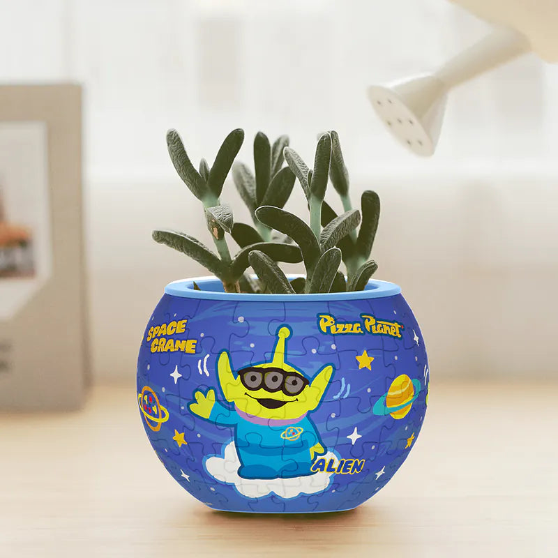 Puzzle Flowerpot (80 pieces) - Aliens