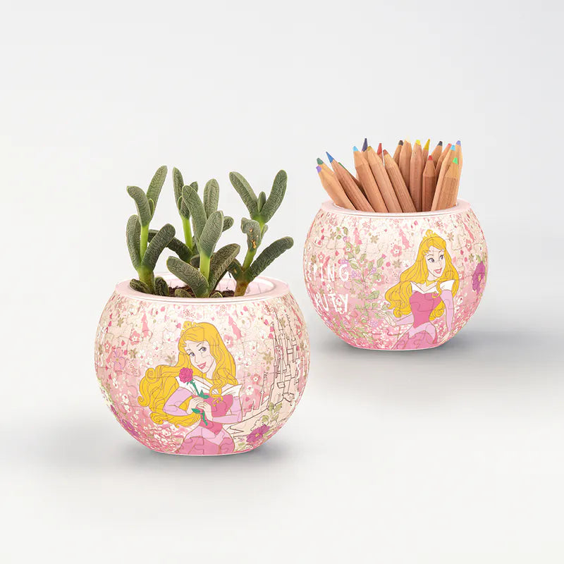 Puzzle Flowerpot (80 pieces) - Sleeping Beauty (Princess Aurora)