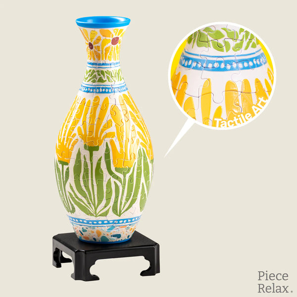 Puzzle Vase (160 pieces) - Summer Blossoms