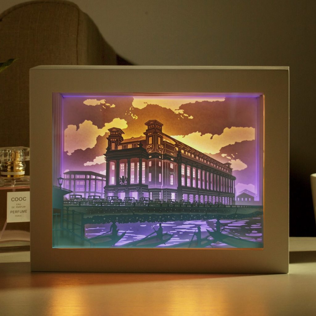 Lighted Paper Art Frames - The Fullerton 1930