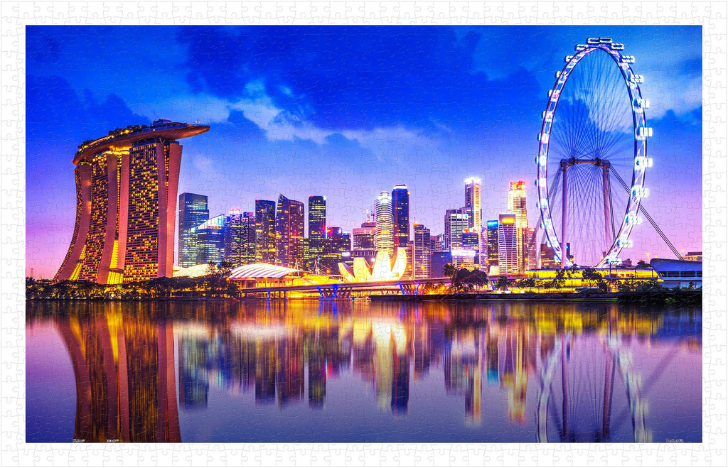 1000 pieces - Singapore Skyline