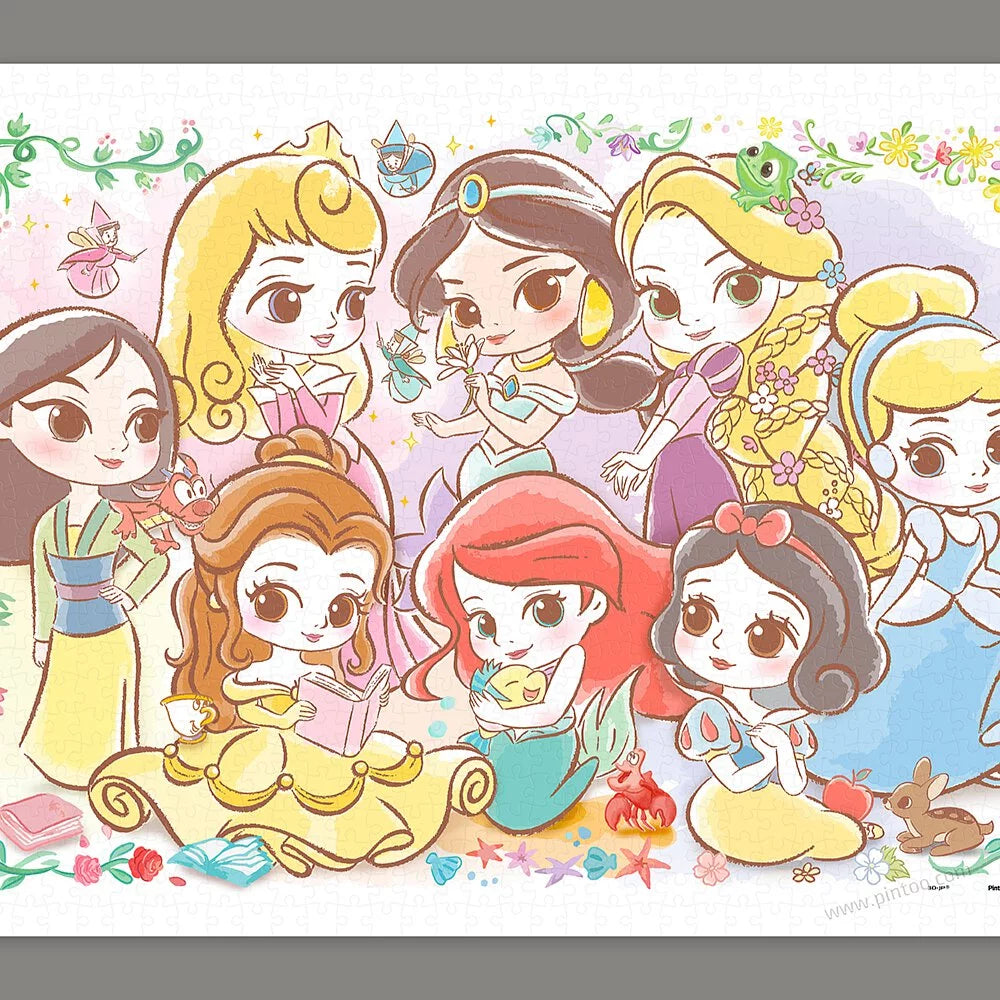 1000 pieces - Lovely Princesses