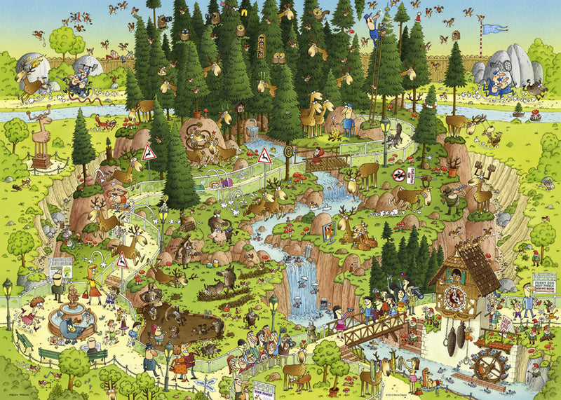 29638 Black Forest Habitat 1000 pieces Heye Jigsaw Puzzle