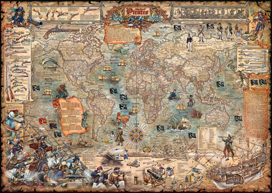 2000 pieces - Pirate World