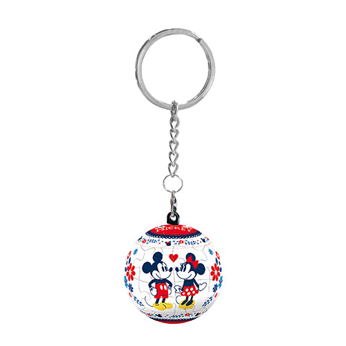 Puzzle Keychain (24 pieces) - Mickey Mouse Family - Flower Garden