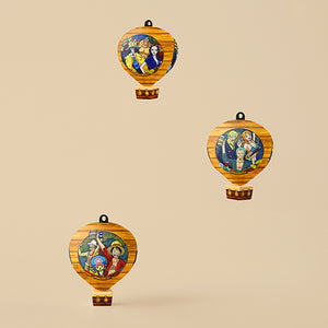 Puzzle Keychain (28 pieces) - One Piece - Hot Air Balloon