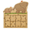 Puzzle Card - Elephants