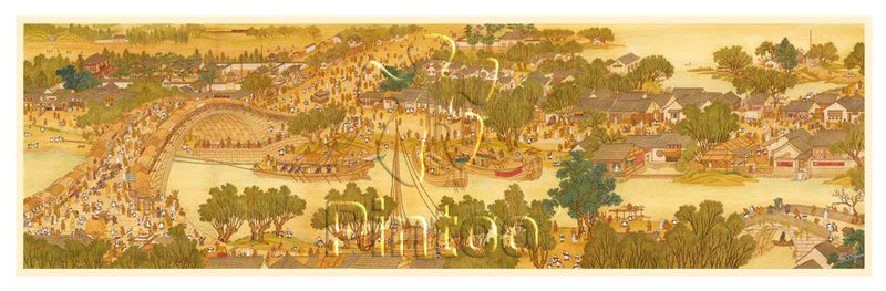 2000 pieces (Panorama) - SMART - Bears Along the River During the Qingming Festival