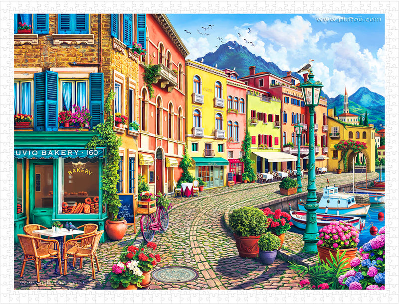 1200 pieces - Bright Embankment