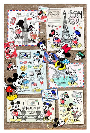 600 pieces - Mickey Mouse Family - Commemoration of Travel