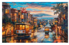 1000 pieces - Evgeny Lushpin - Cable Car Heavens