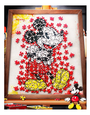 500 pieces - Mickey Mouse Family,  Mickey Art