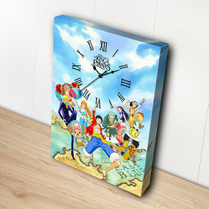 Puzzle Canvas Clock (366 pieces) -One Piece - Map Crew
