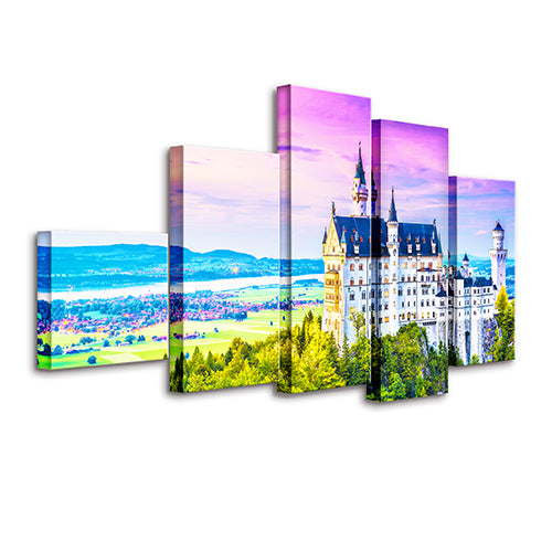 Puzzle Canvas Set (632 pieces) - Neuschwanstein Castle, Germany