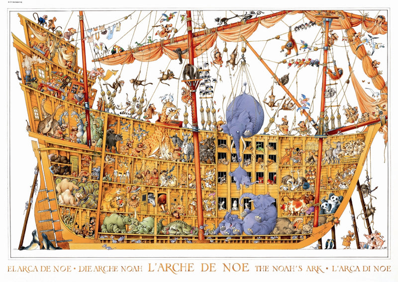 Noah's Ark Jigsaw Puzzle (2000 pieces) - Heye