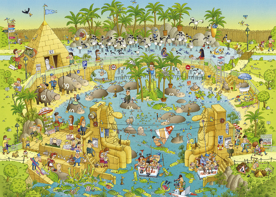 Jigsaw Puzzle 1000 pieces: Nile Habitat