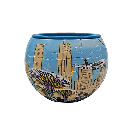 Pintoo Singapore Flowerpot Jigsaw Puzzle